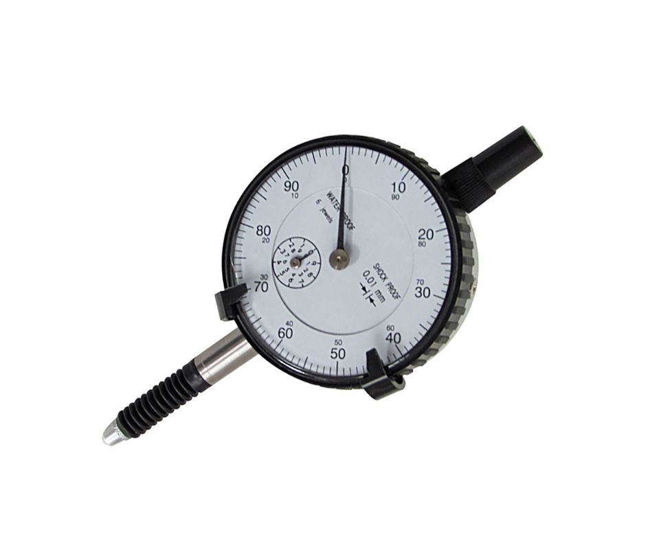 Reloj comparador 0 - 10 mm. (Lectura de 0.01 mm.)